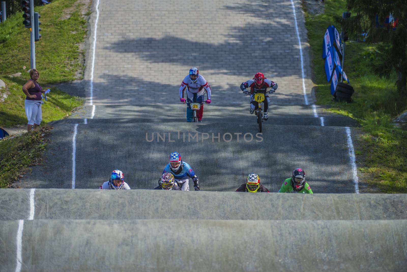 The fifth round of the Norway Cup in BMX was held in Raade (R��de), Norway.  The images are shot 24 August 2013.