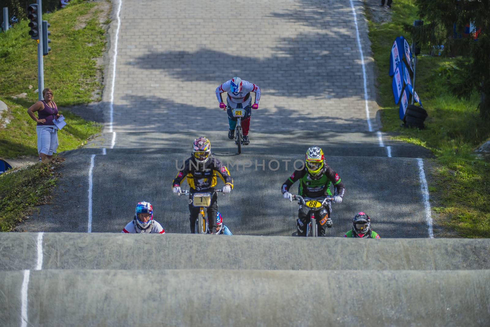 The fifth round of the Norway Cup in BMX was held in Raade (R��de), Norway.  The images are shot 24 August 2013.