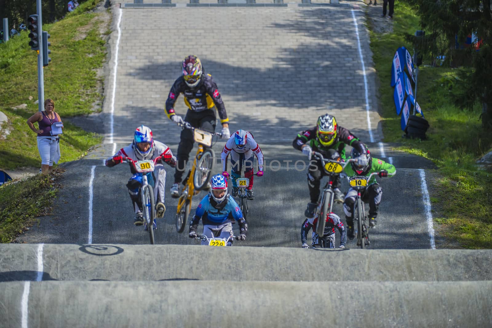 The fifth round of the Norway Cup in BMX was held in Raade (R��de), Norway.  The images are shot 24 August 2013.