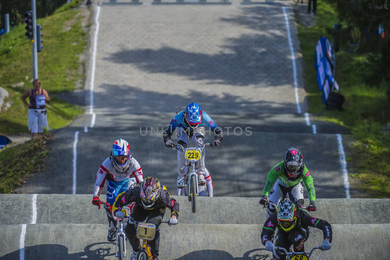 The fifth round of the Norway Cup in BMX was held in Raade (R��de), Norway.  The images are shot 24 August 2013.