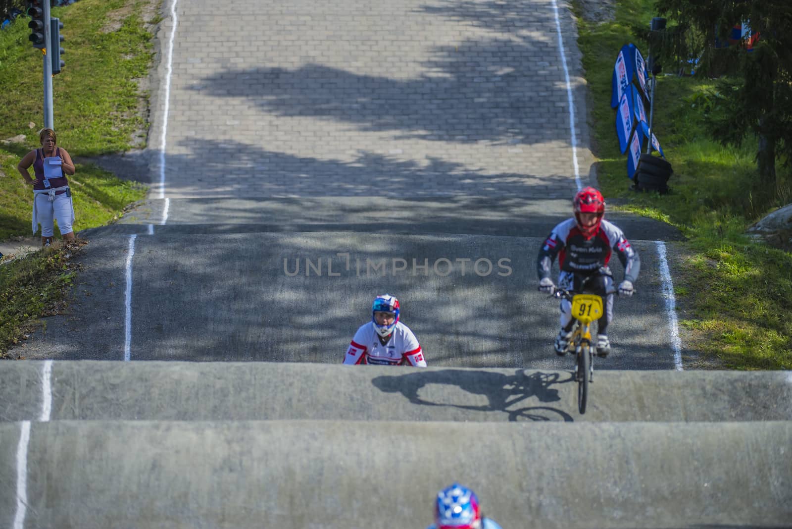 The fifth round of the Norway Cup in BMX was held in Raade (R��de), Norway.  The images are shot 24 August 2013.