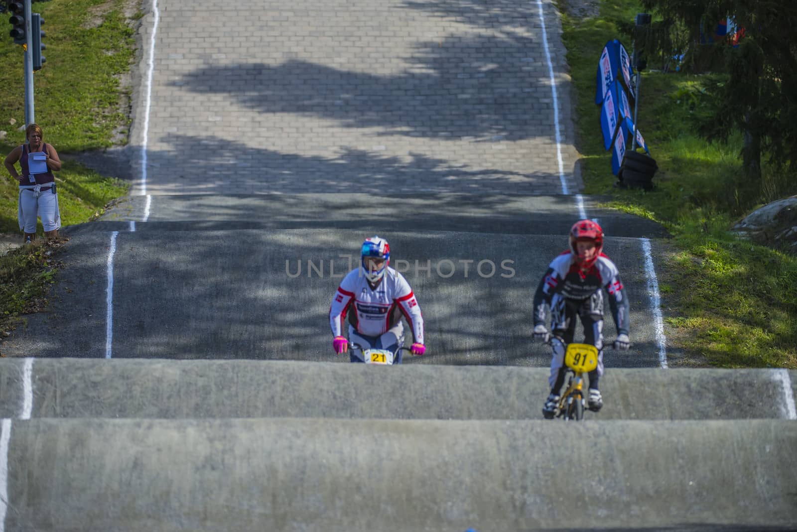 The fifth round of the Norway Cup in BMX was held in Raade (R��de), Norway.  The images are shot 24 August 2013.