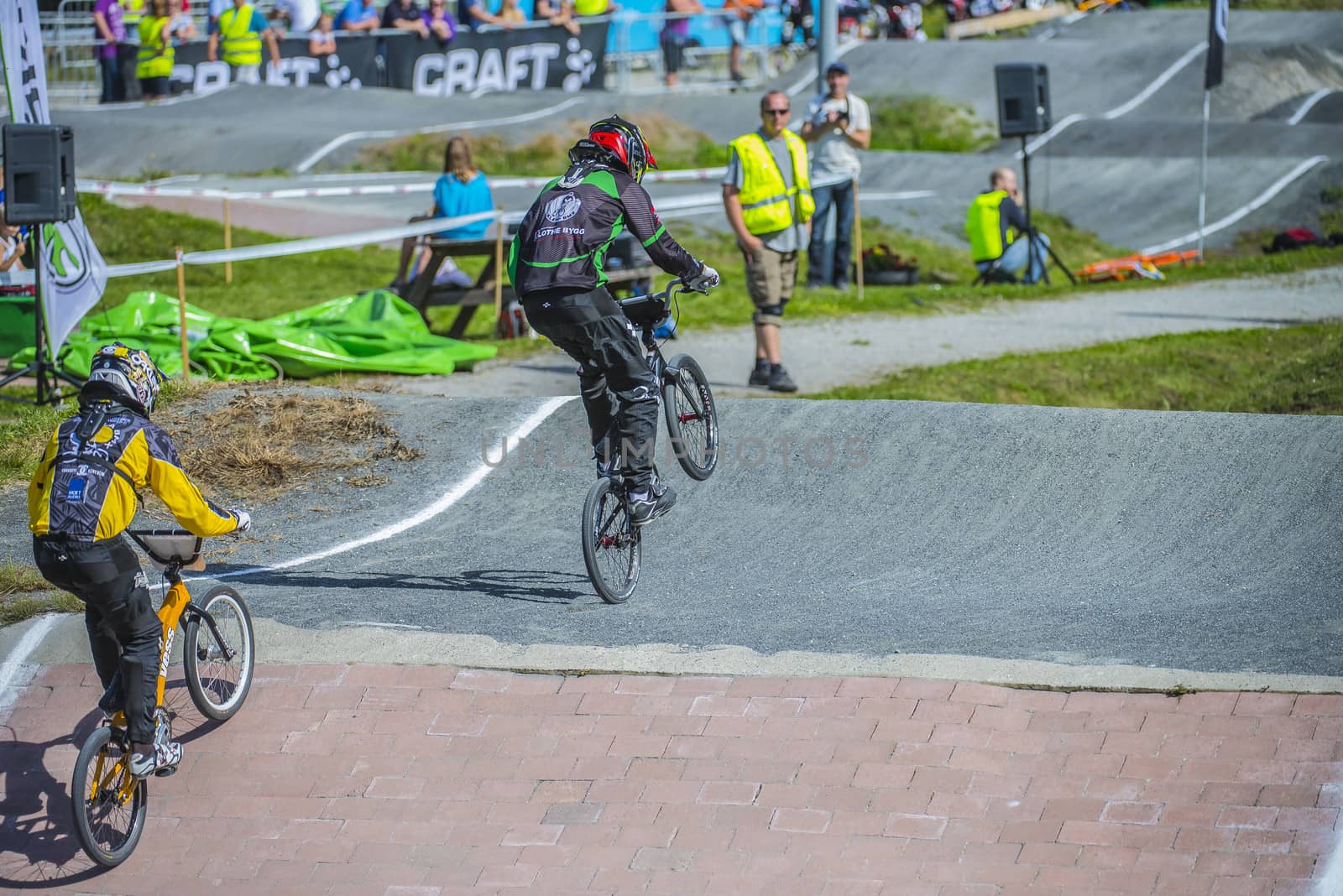 The fifth round of the Norway Cup in BMX was held in Raade (R��de), Norway.  The images are shot 24 August 2013.