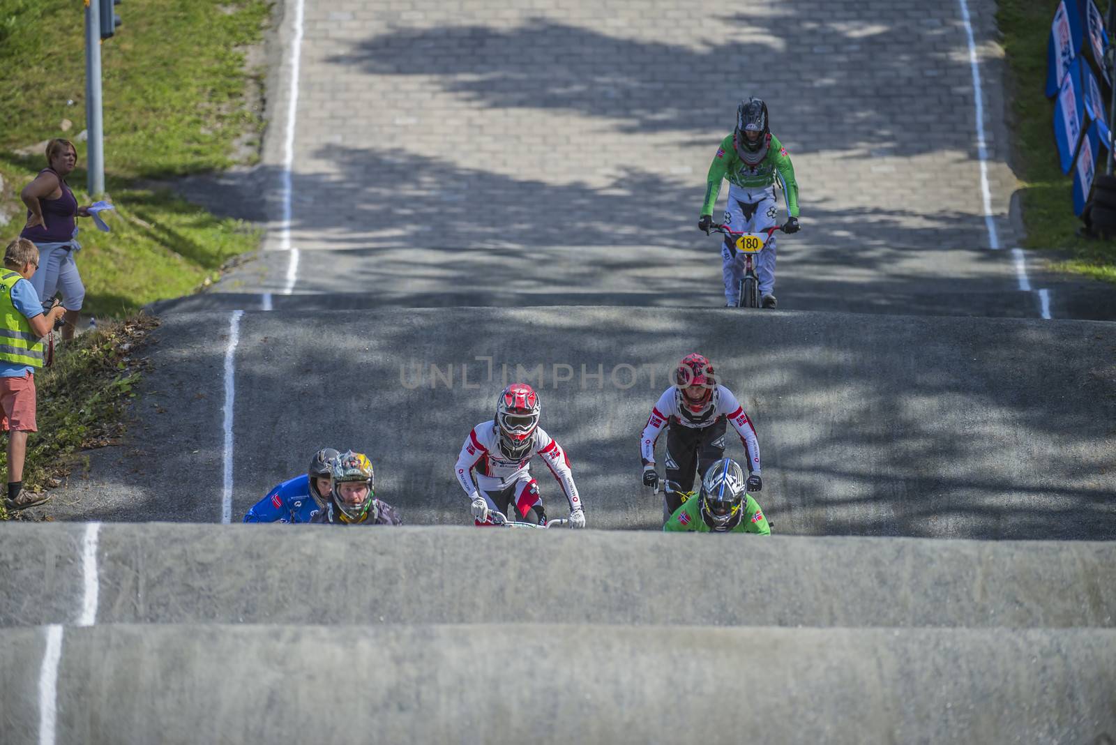 The fifth round of the Norway Cup in BMX was held in Raade (R��de), Norway.  The images are shot 24 August 2013.