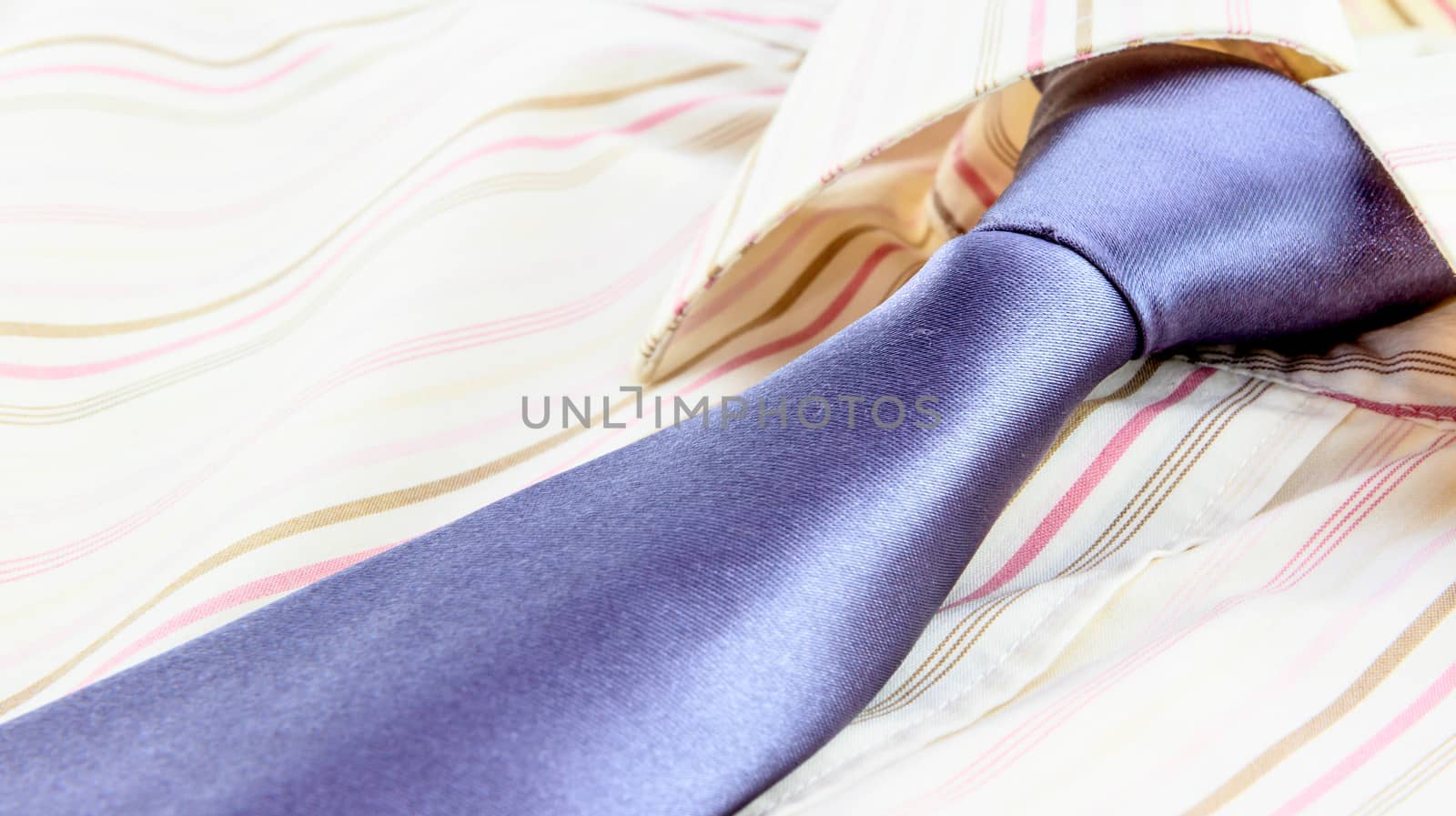 man's shirt and tie