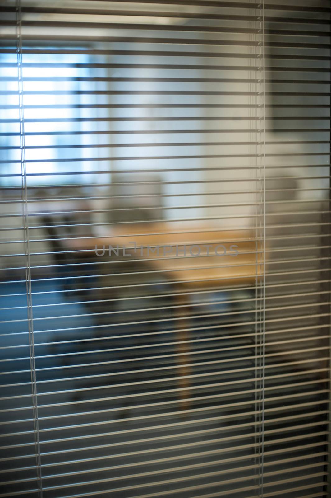 Office meeting room, door glass. by stockyimages
