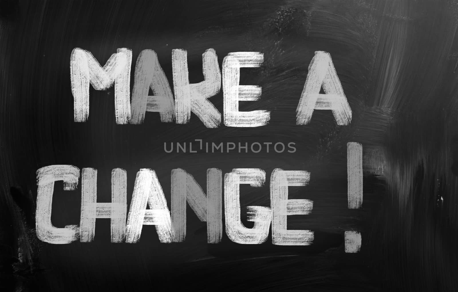 Make A Change Concept