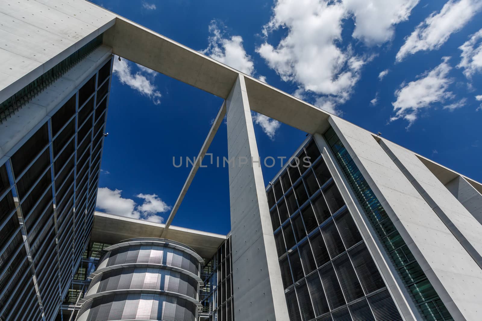 German Chancellery (Bundeskanzleramt) Building near Reichstag in Berlin, Germany