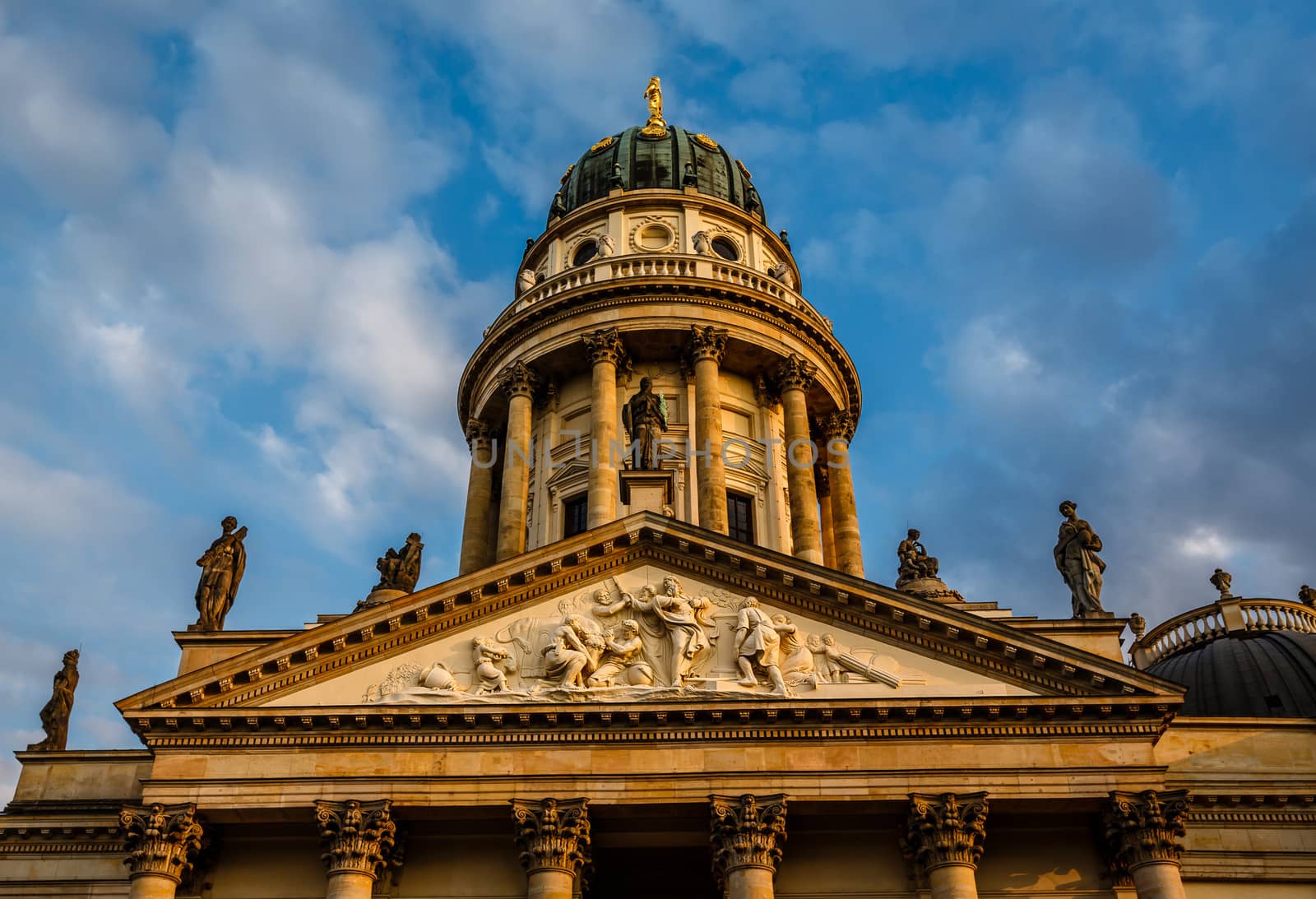 German Cathedral on Gendarmenmarkt Square in Berlin, Germany