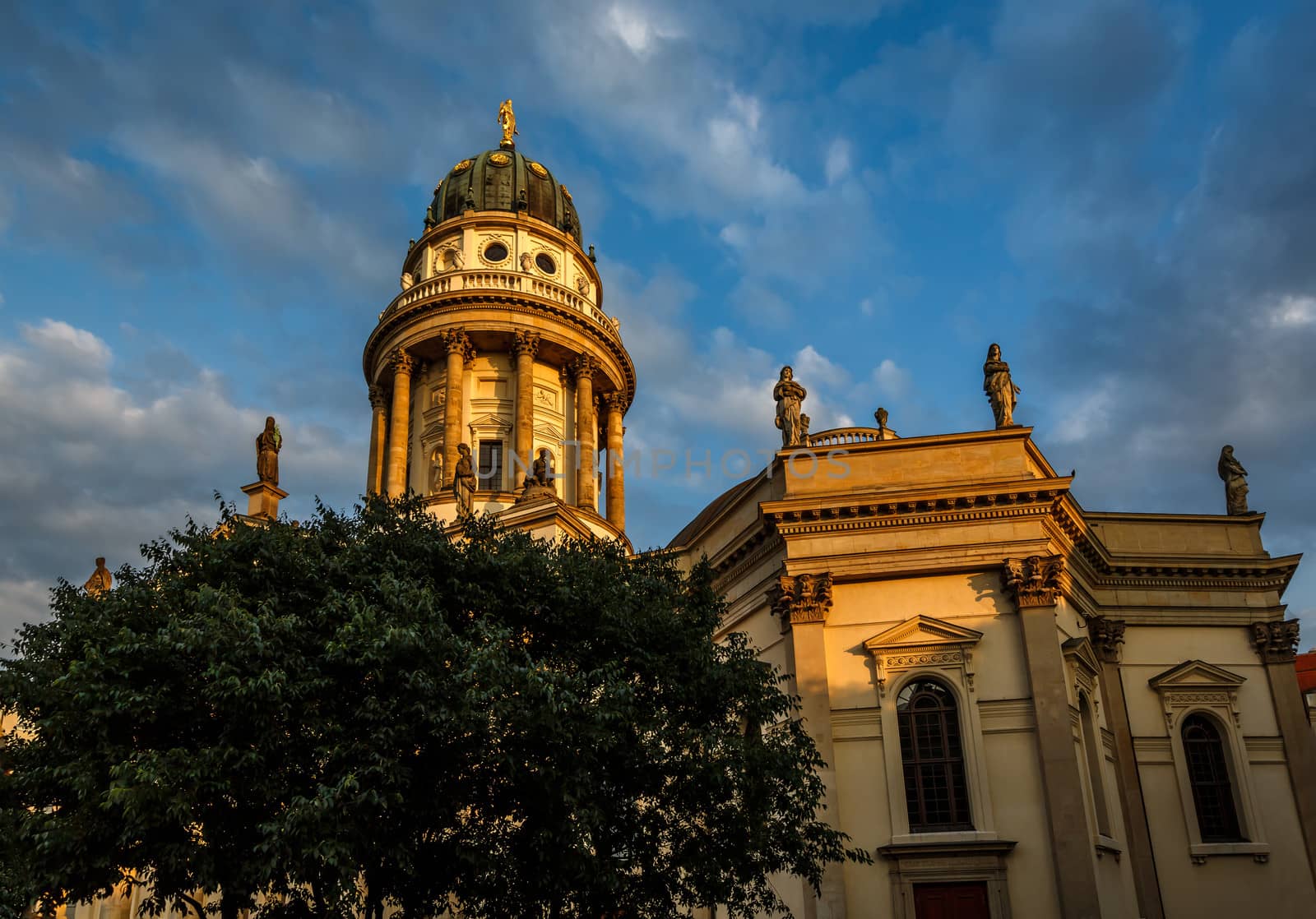 German Cathedral on Gendarmenmarkt Square in Berlin, Germany