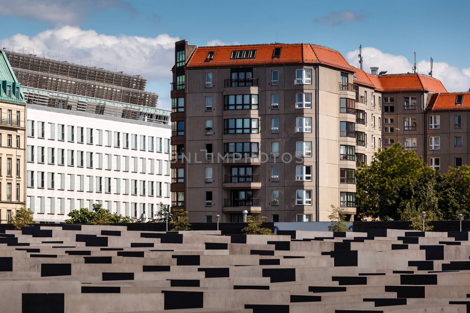 The Jewish Holocaust Memorial in Central Berlin, Germany by anshar