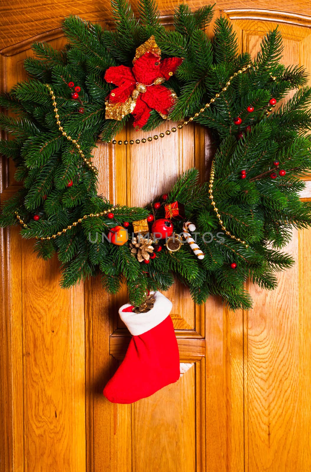 Christmas wreath by oksix