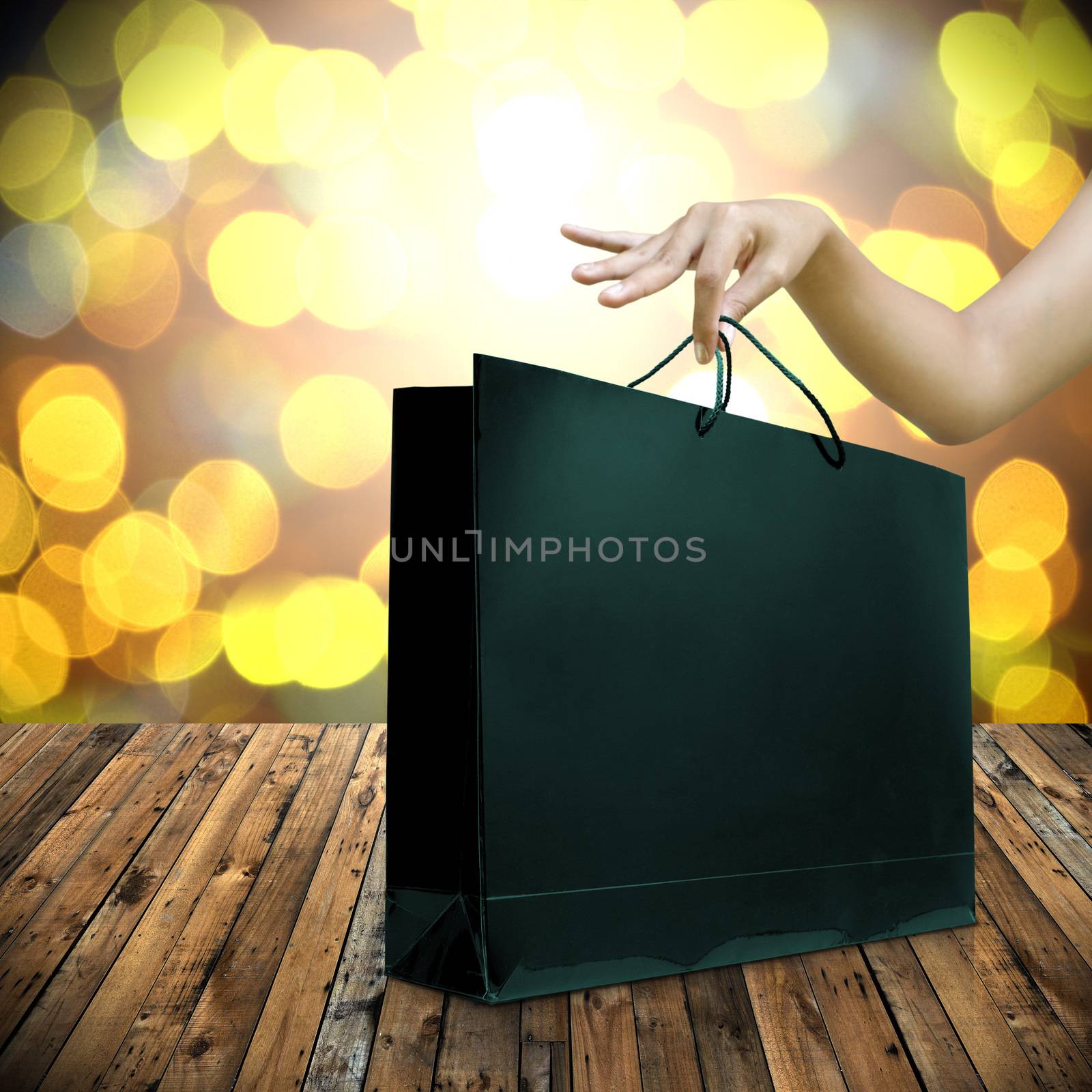 Shopping in holiday sell festival concept by pixbox77