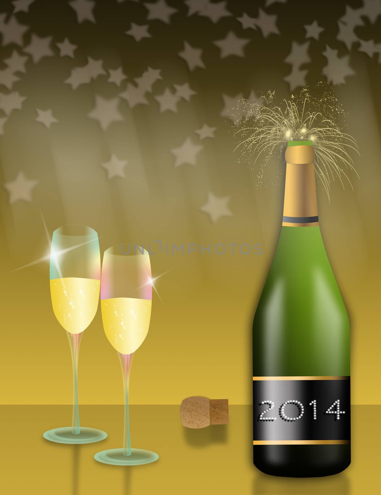 toast to celebrate the new year by sognolucido