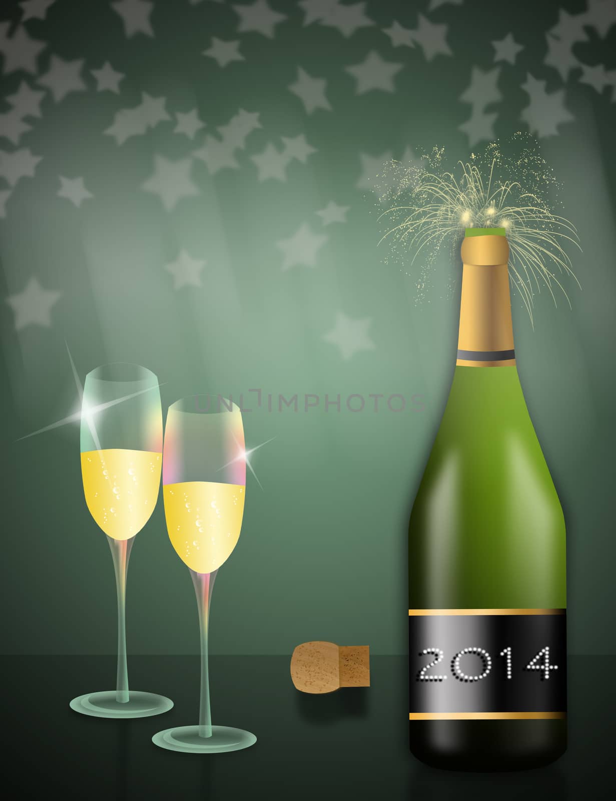toast to celebrate the new year