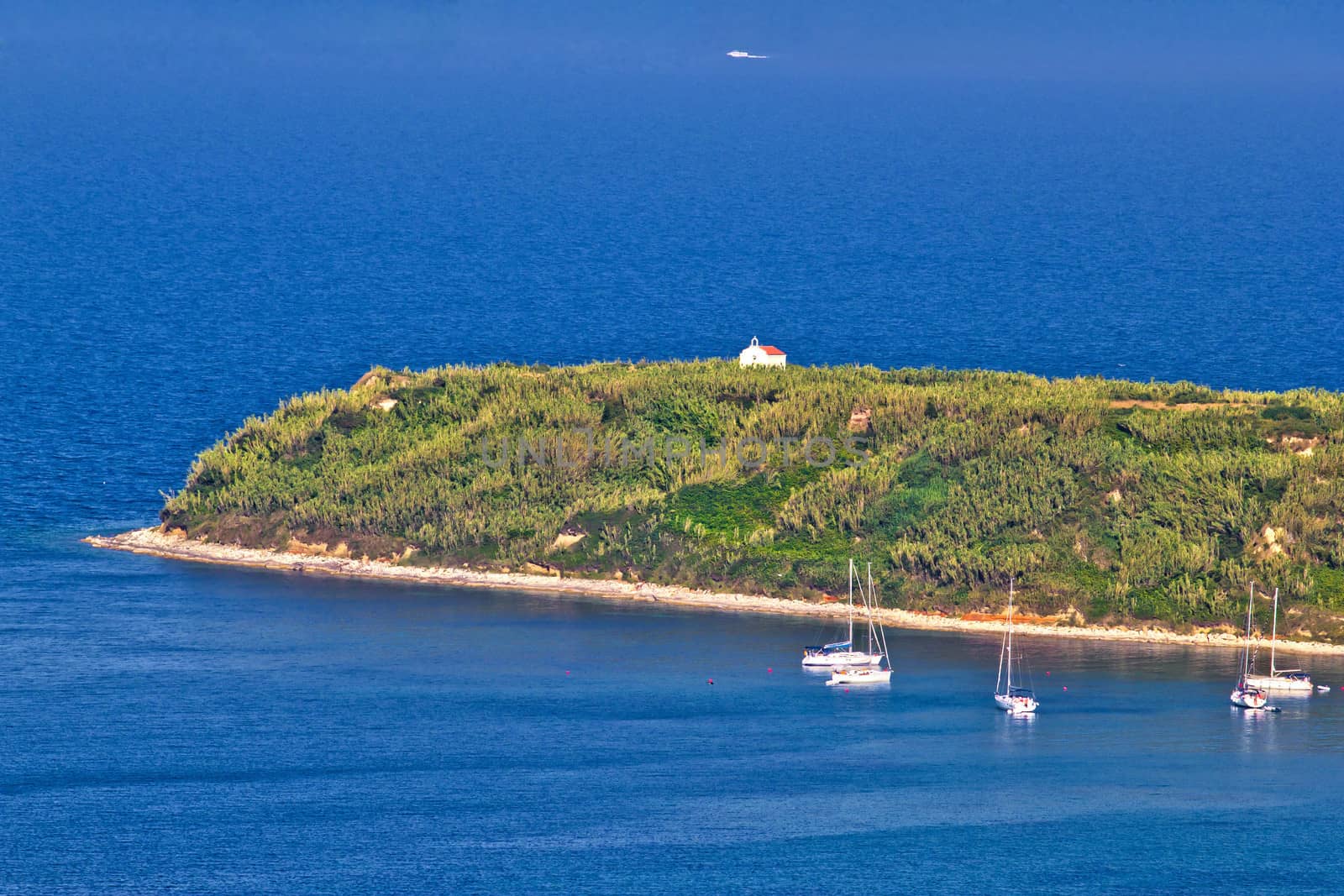 Island of Susak cape church, Croatia