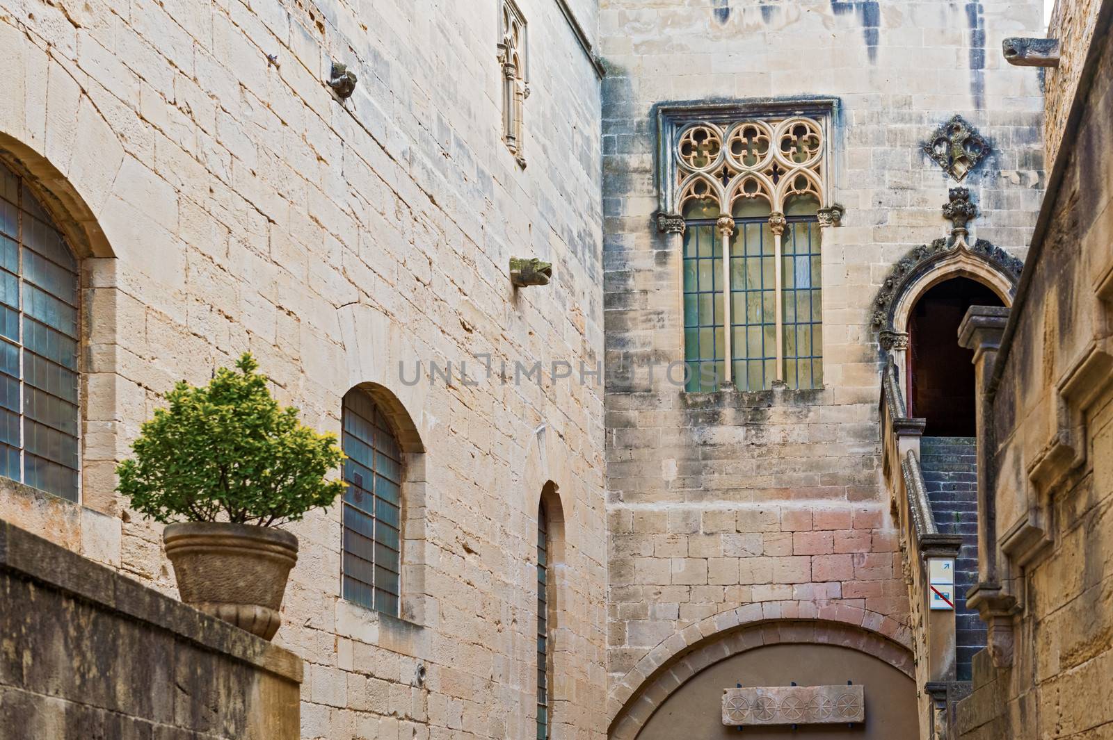 Poblet Monastery near Barcelona in Catalonia, Spain by Marcus