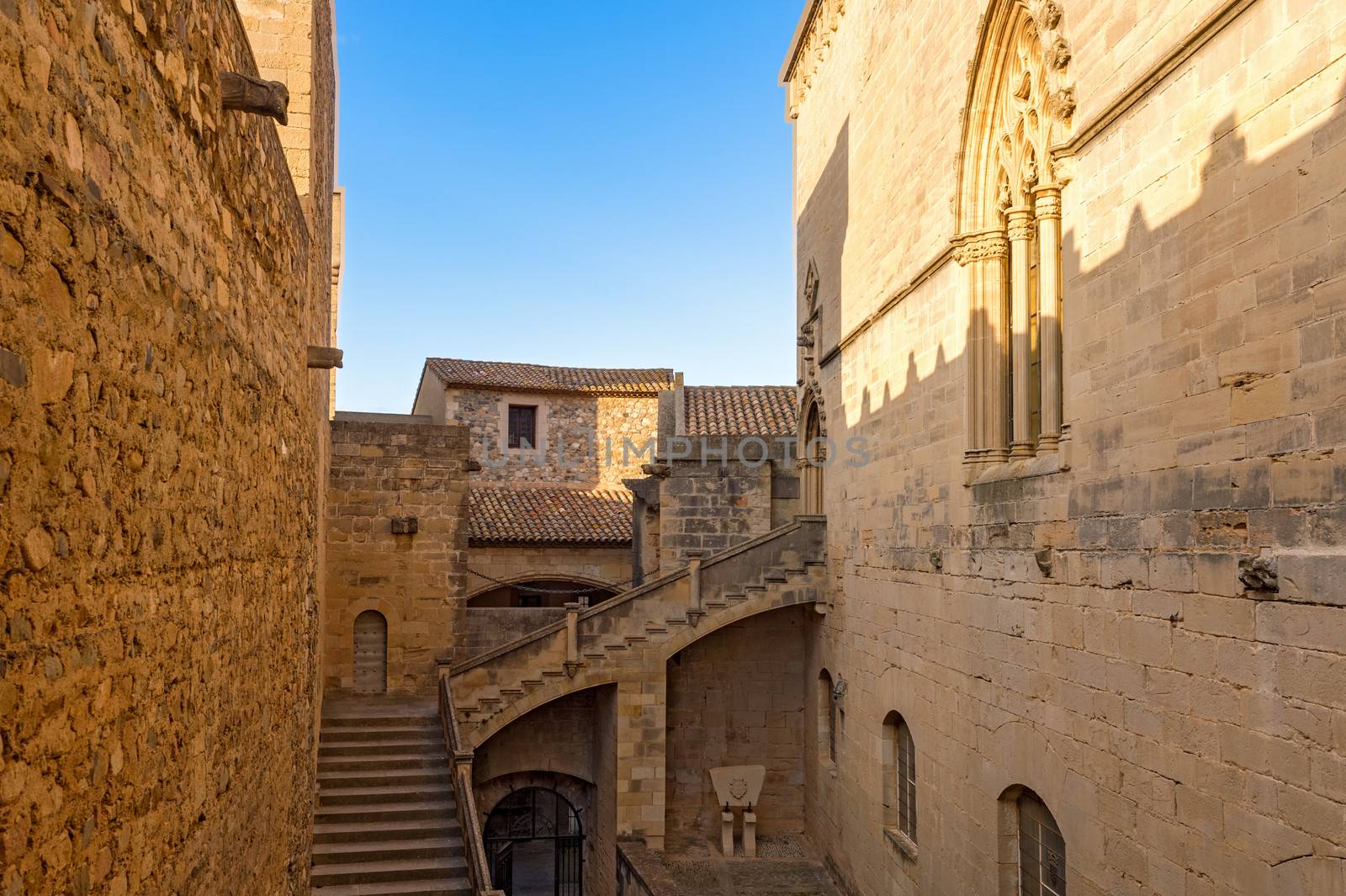 Poblet Monastery near Barcelona in Catalonia, Spain by Marcus