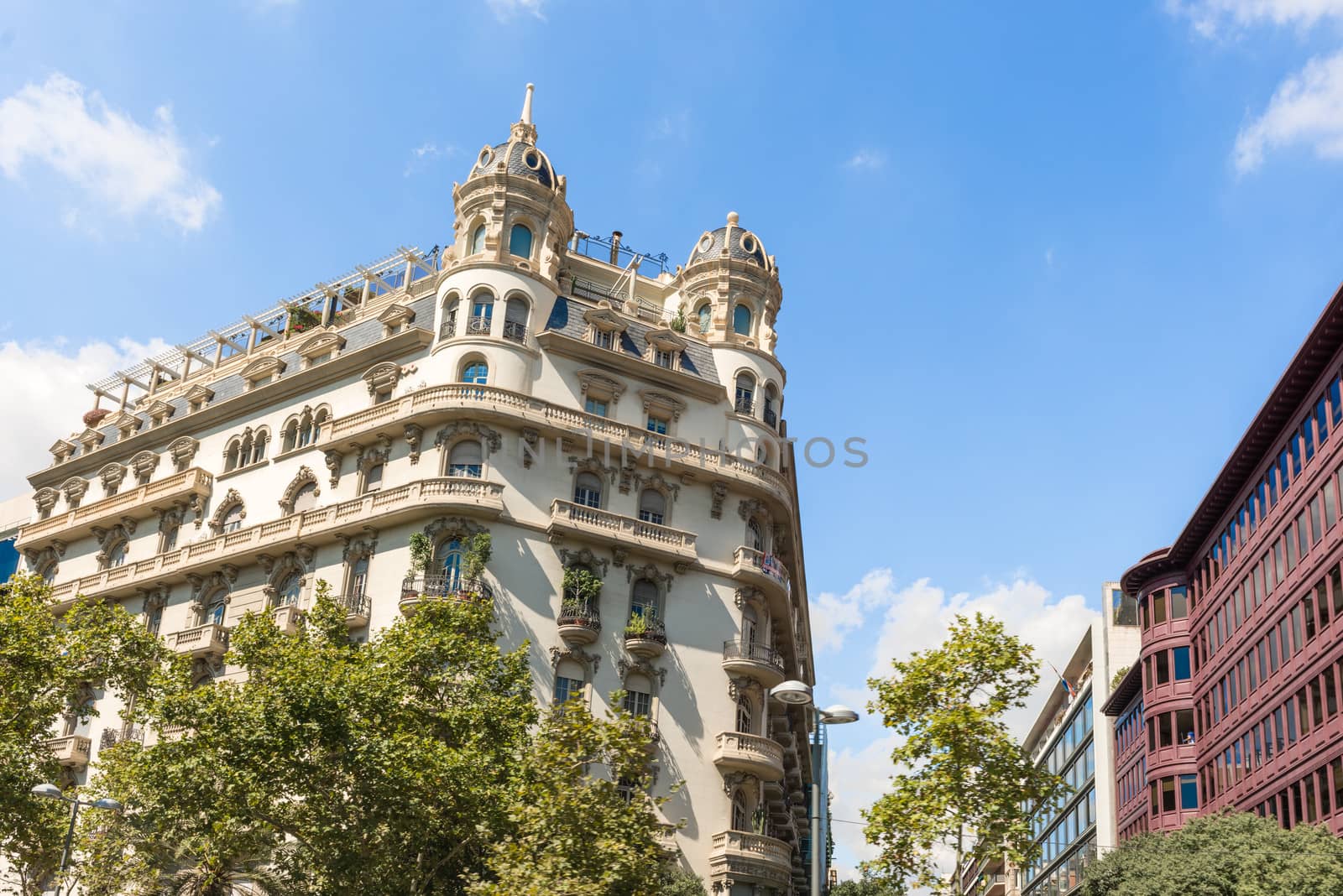 Buildings in Barcelona, Spain by Marcus