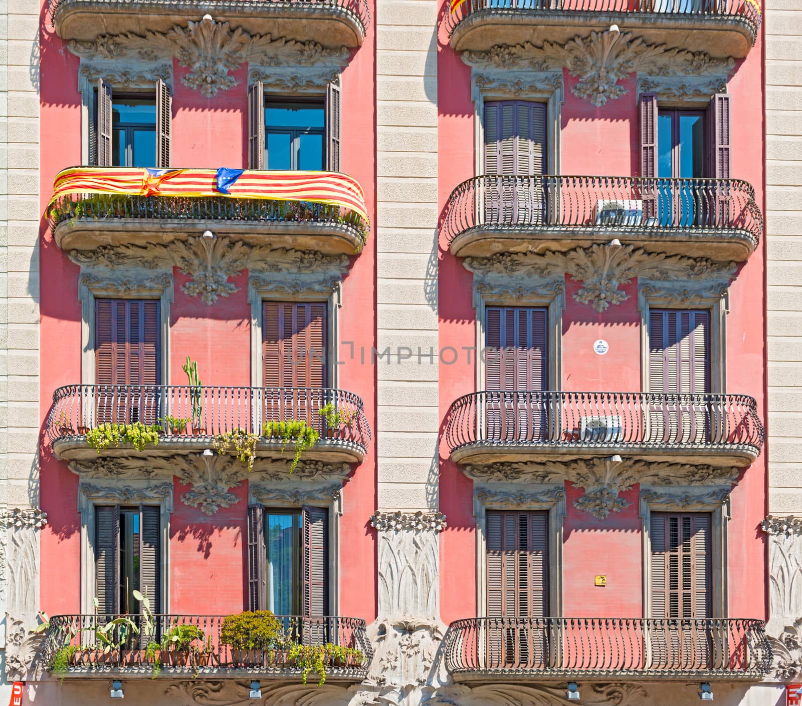 Buildings in Barcelona, Spain by Marcus