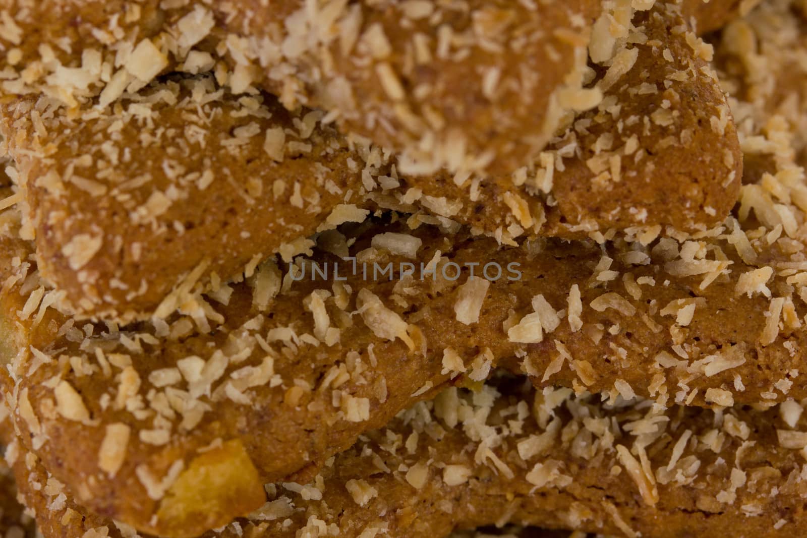 Close-up of fresh baked christmas cookies