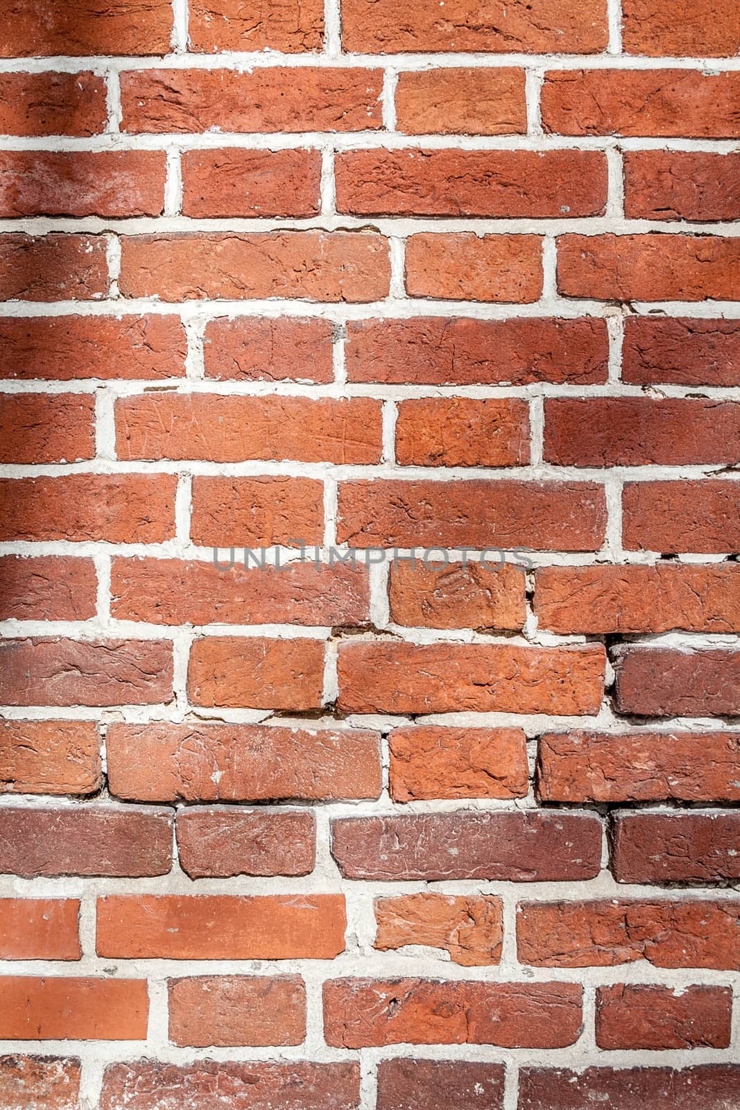Brick wall background, weathered texture
