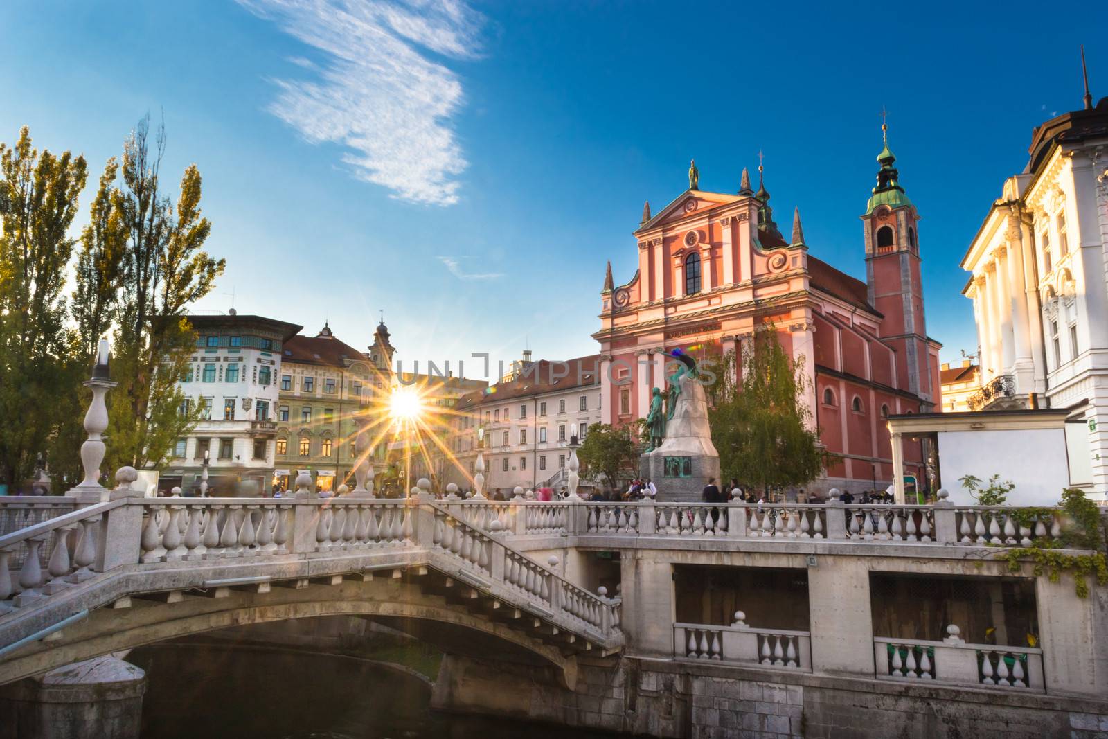 Medieval Ljubljana, Slovenia, Europe. by kasto