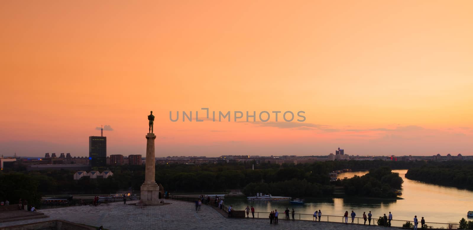 Statue of the Victor or Statue of Victory is a monument in the Kalemegdan fortress in Belgrade, erected on 1928 to commemorate the Kingdom of Serbia's war victories over the Ottoman Empire and Austria-Hungary. It is most famous works of Ivan Mestrovic.