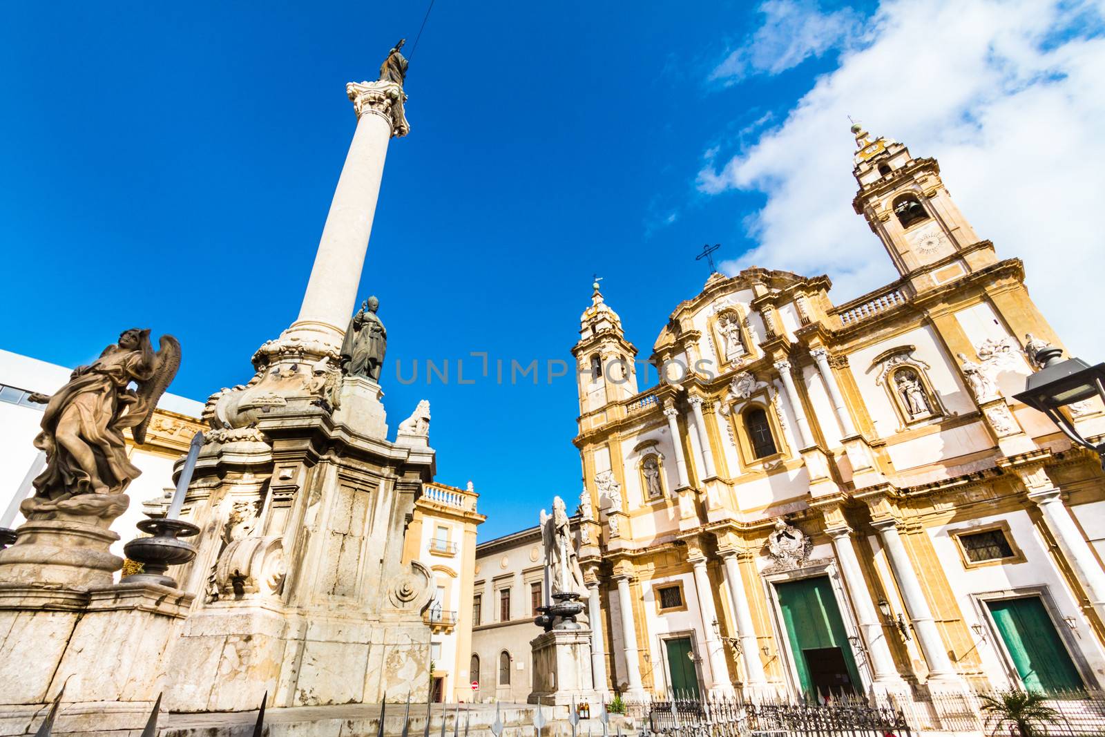 Church of Saint Dominic in Palermo, Italy, is the second in importance only to the Cathedral and is located in the Saint Dominic square,in the neighborhood of La Loggia.