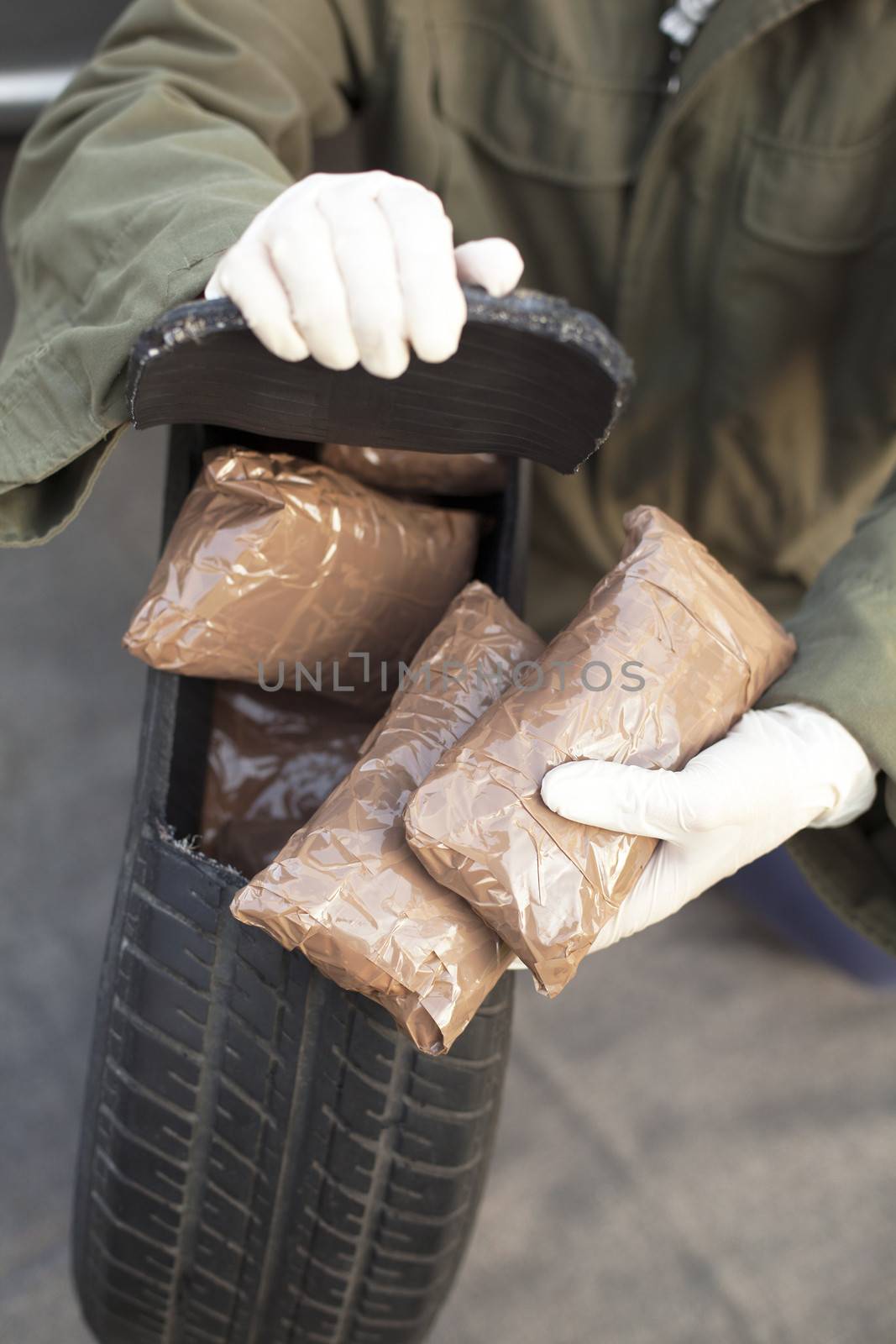 Illegal drug trade by wellphoto