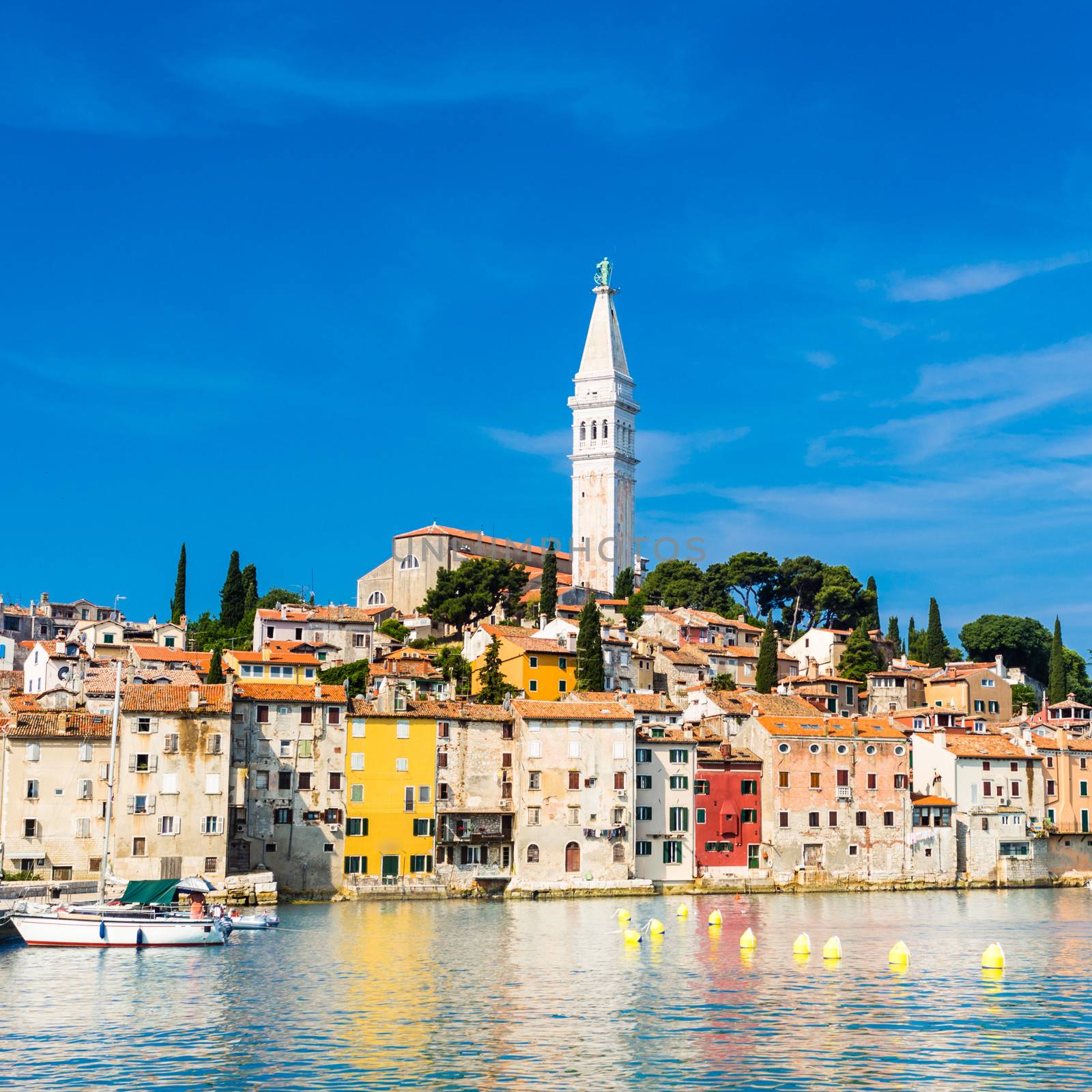 Rovinj is a city in Croatia situated on the north Adriatic Sea Located on the western coast of the Istrian peninsula, it is a popular tourist resort and an active fishing port.