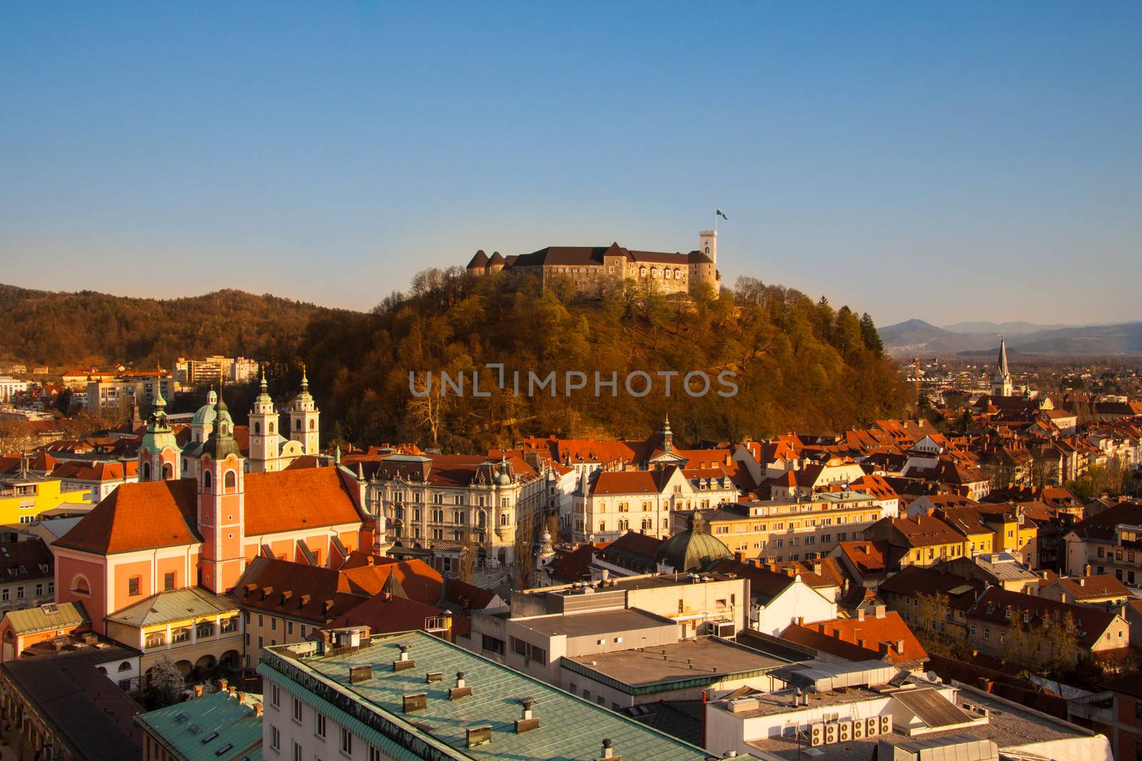 Ljubljana, capital of Slovenia. by kasto