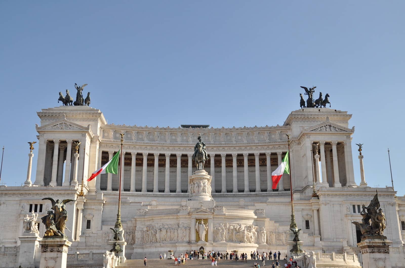 National Monument of Victor Emmanuel II. Rome, Italy by anderm