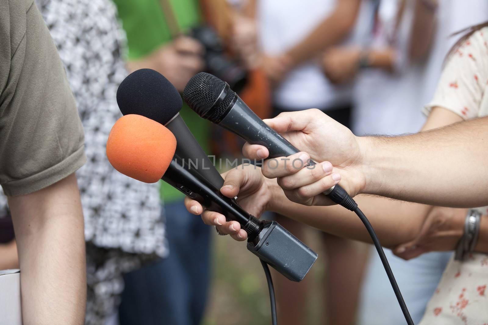 Media interview by wellphoto