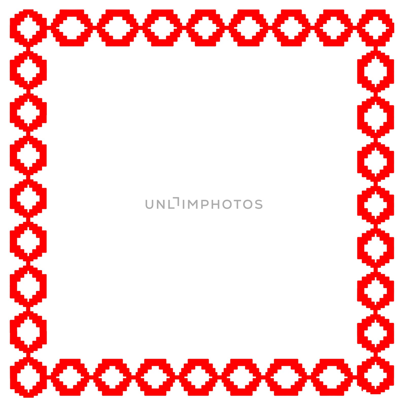 frame from the red Ukrainian patterns by alexmak