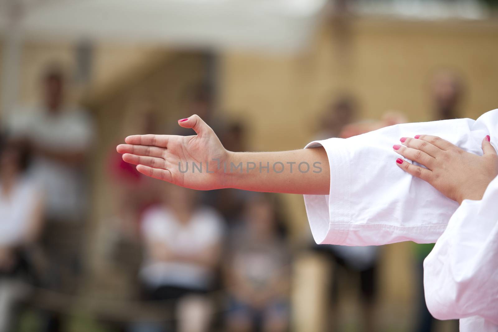 Karate training by wellphoto