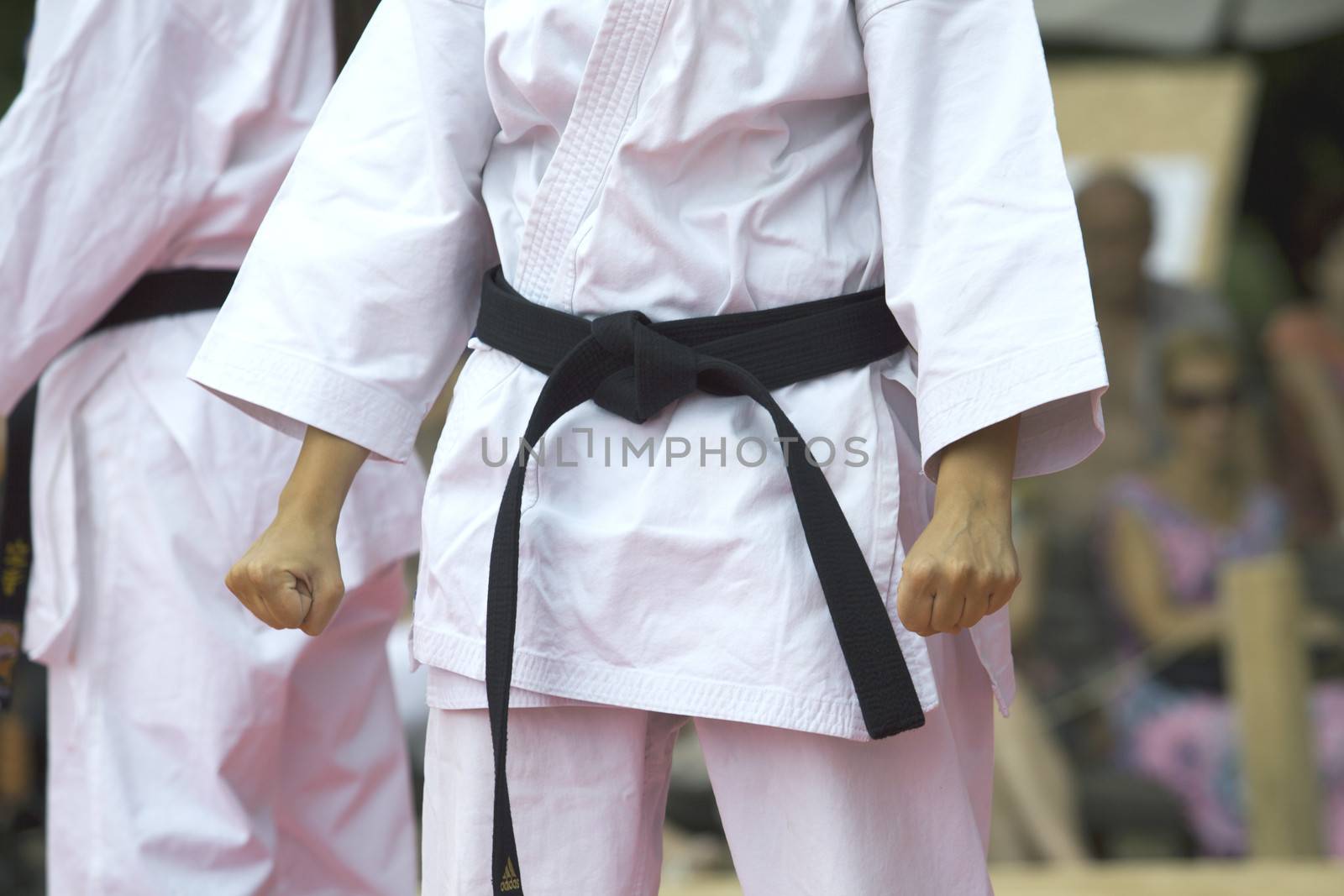 Karate training by wellphoto