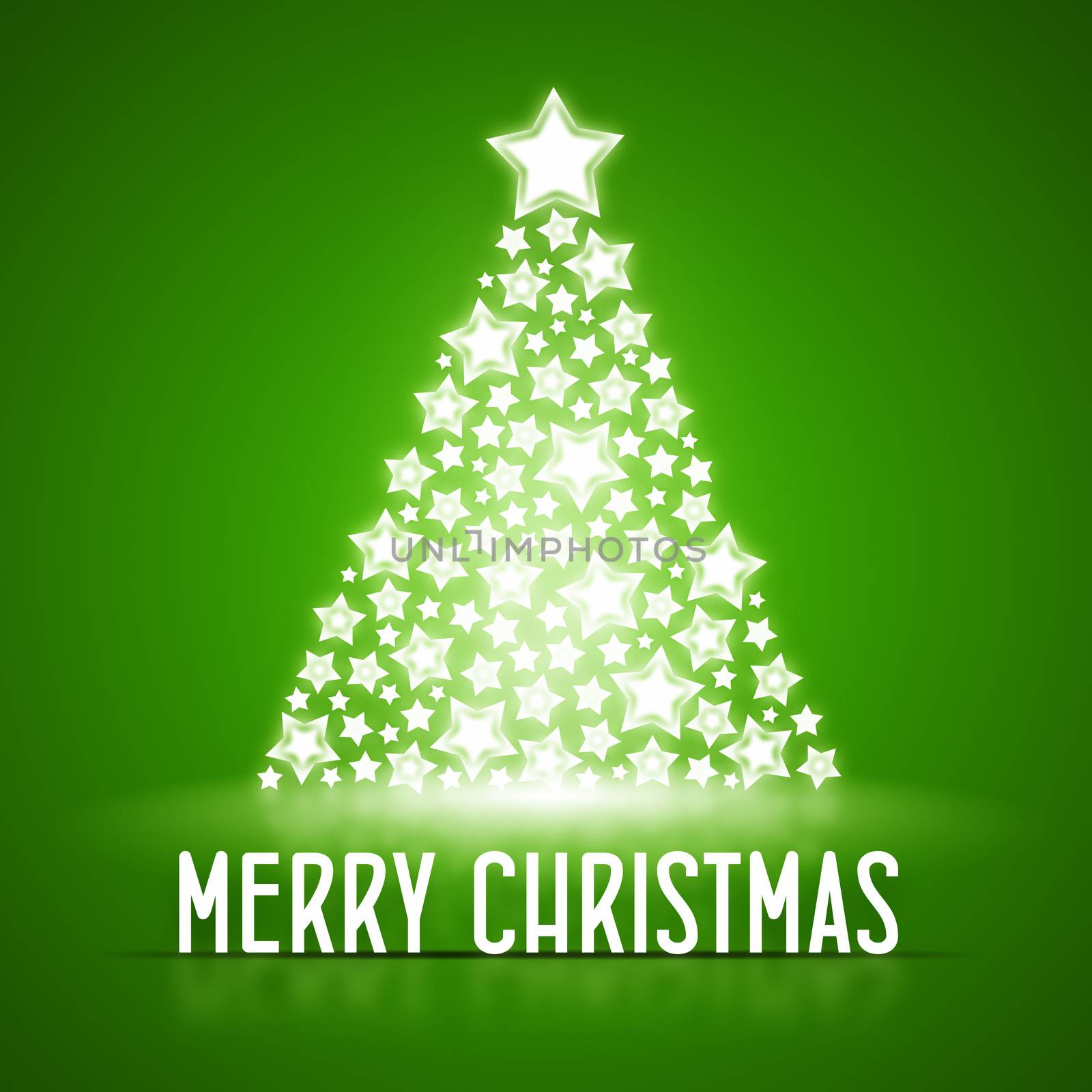 An image of a nice green christmas background