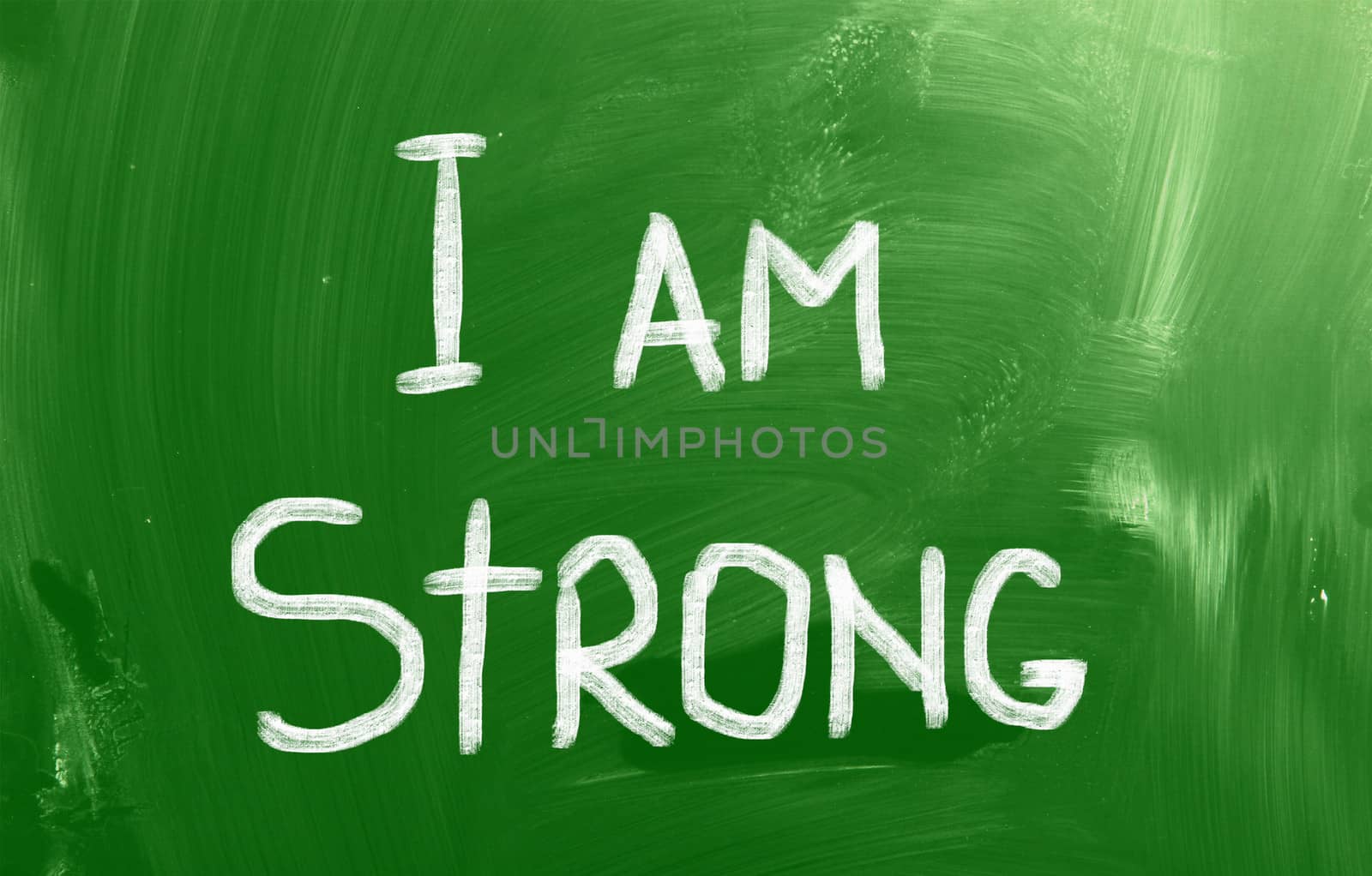 I Am Strong Concept