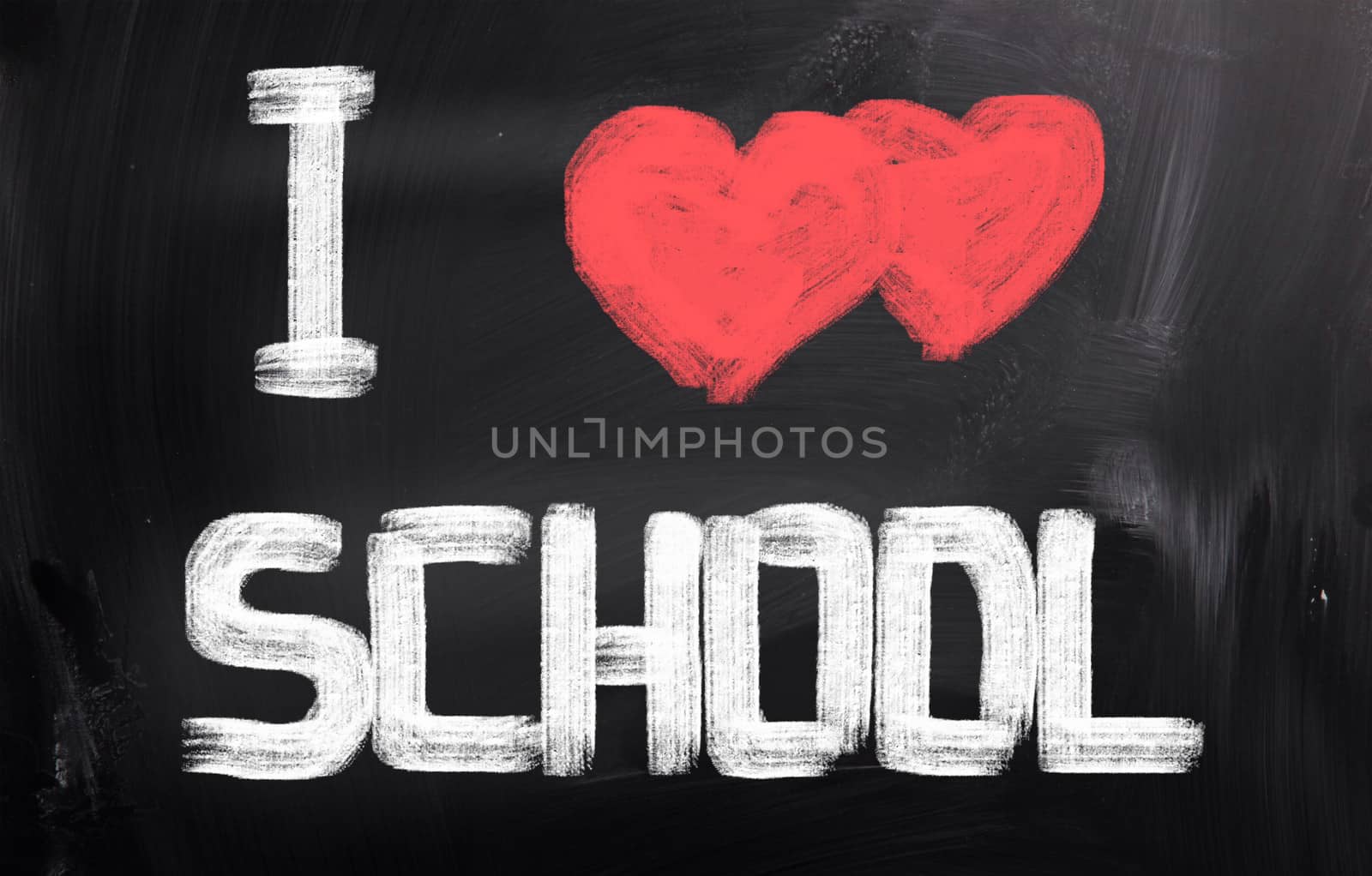 I Love School Concept by KrasimiraNevenova