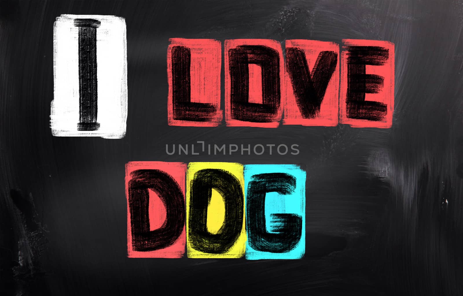 I Love Dog Concept by KrasimiraNevenova