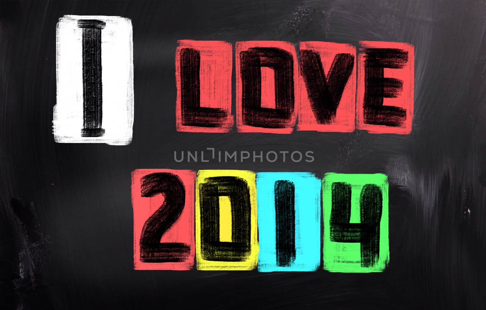 I Love 2014 Concept by KrasimiraNevenova