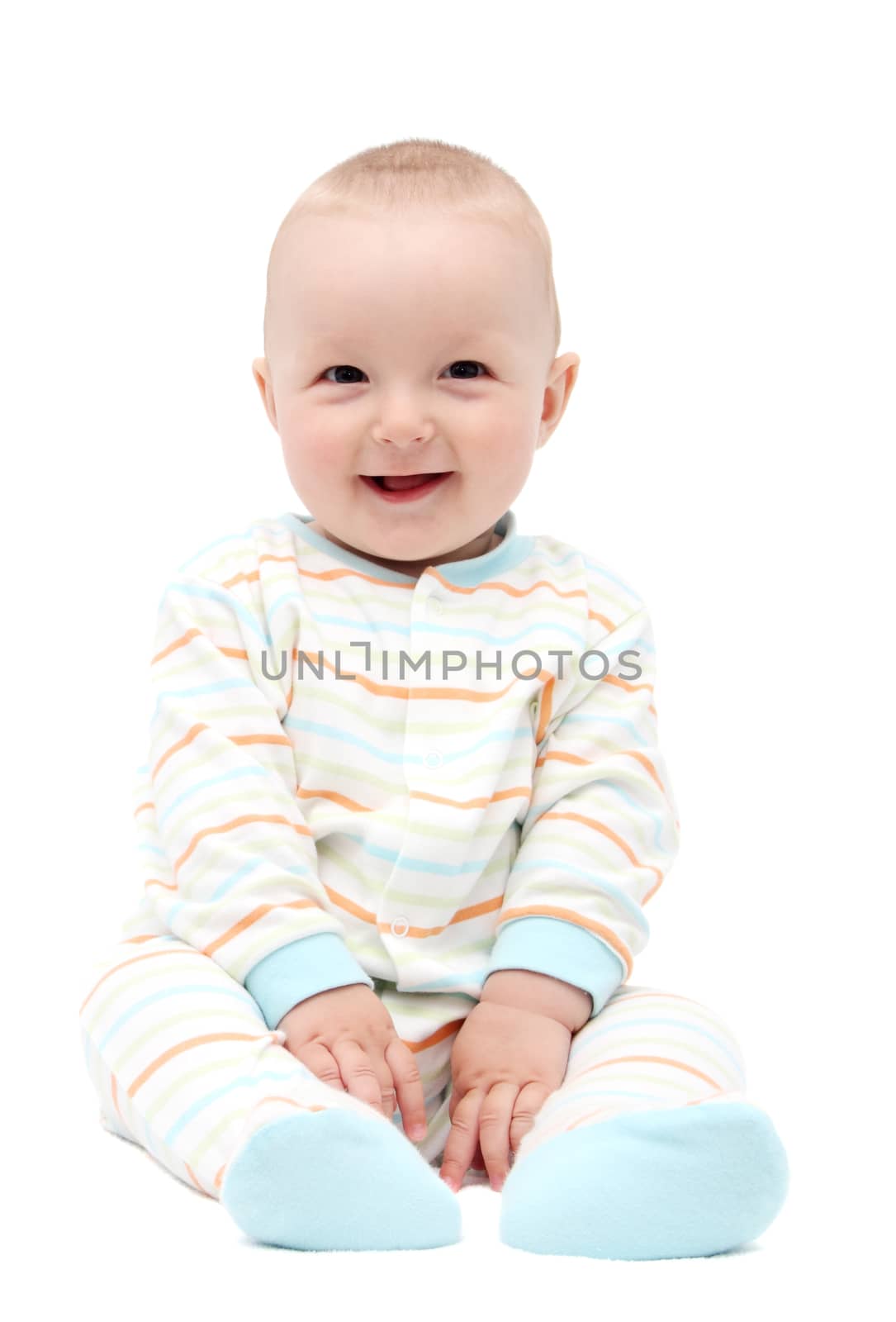 beautiful laughing baby  by NikolayK