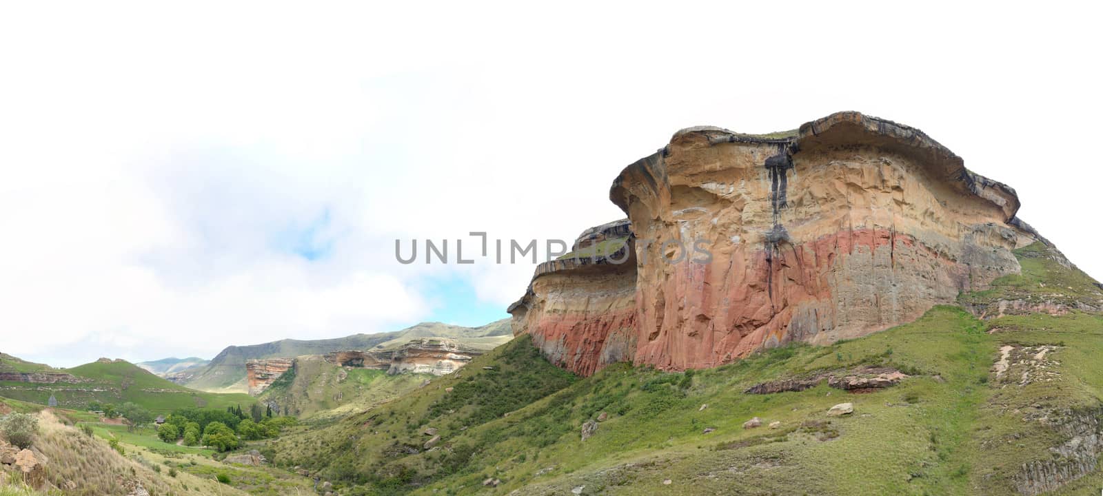 The Sentinel, Mushroom Rocks and Glen Reenen camp site in the Go by dpreezg