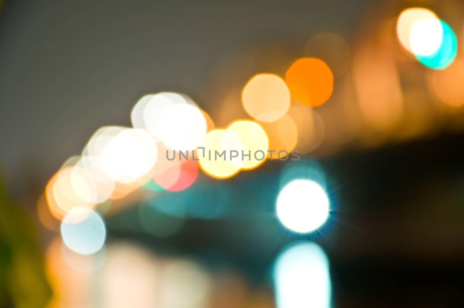 defocus of light background