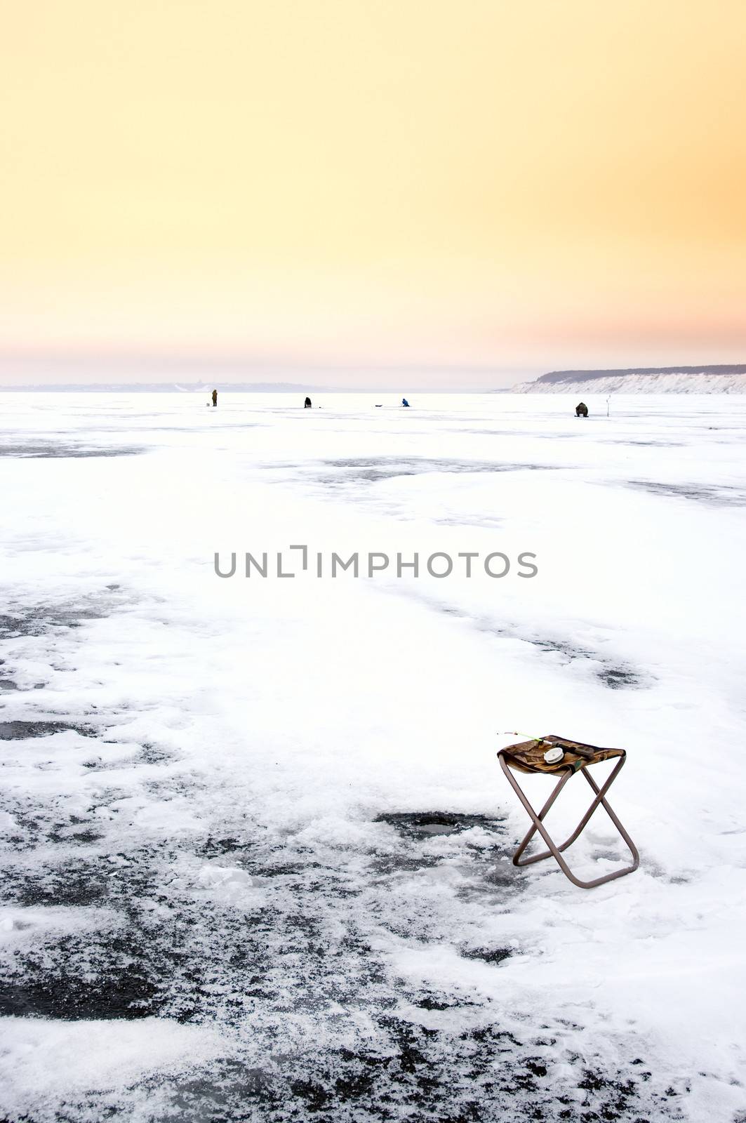 winter fishing by sibrikov