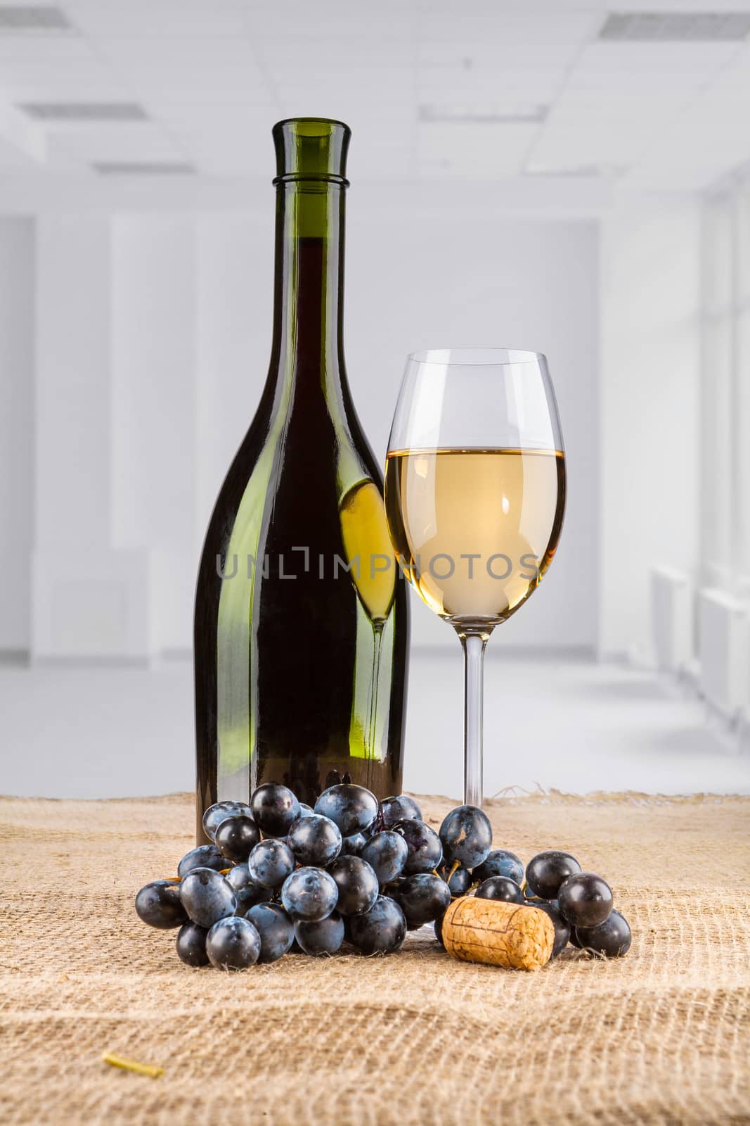 vine composition on table