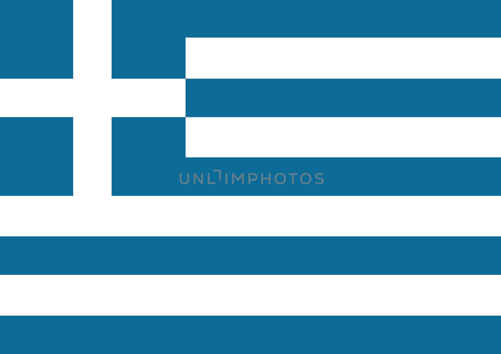 Illustration of the flag of Greece