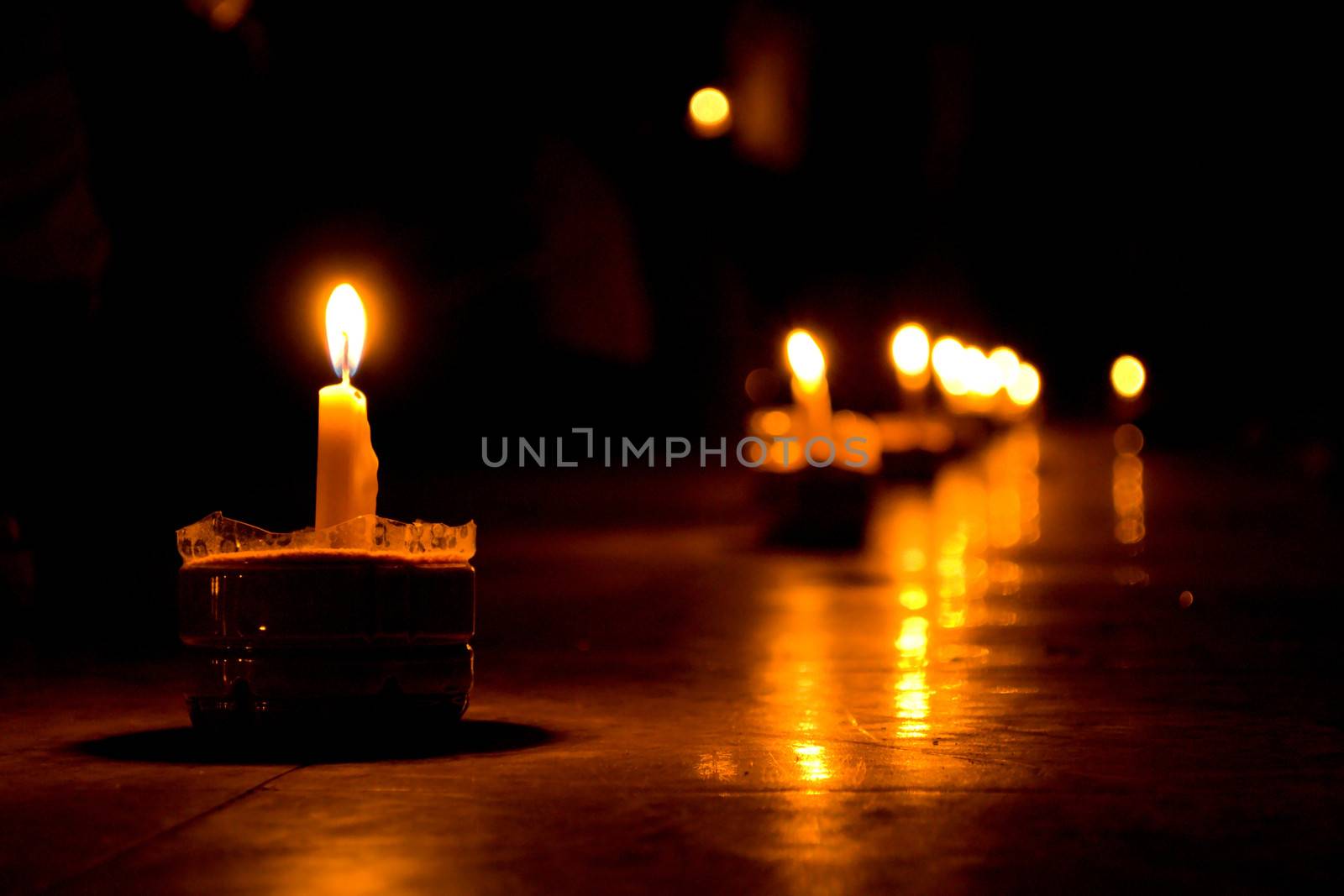 Candle in the Dark On Christmas day