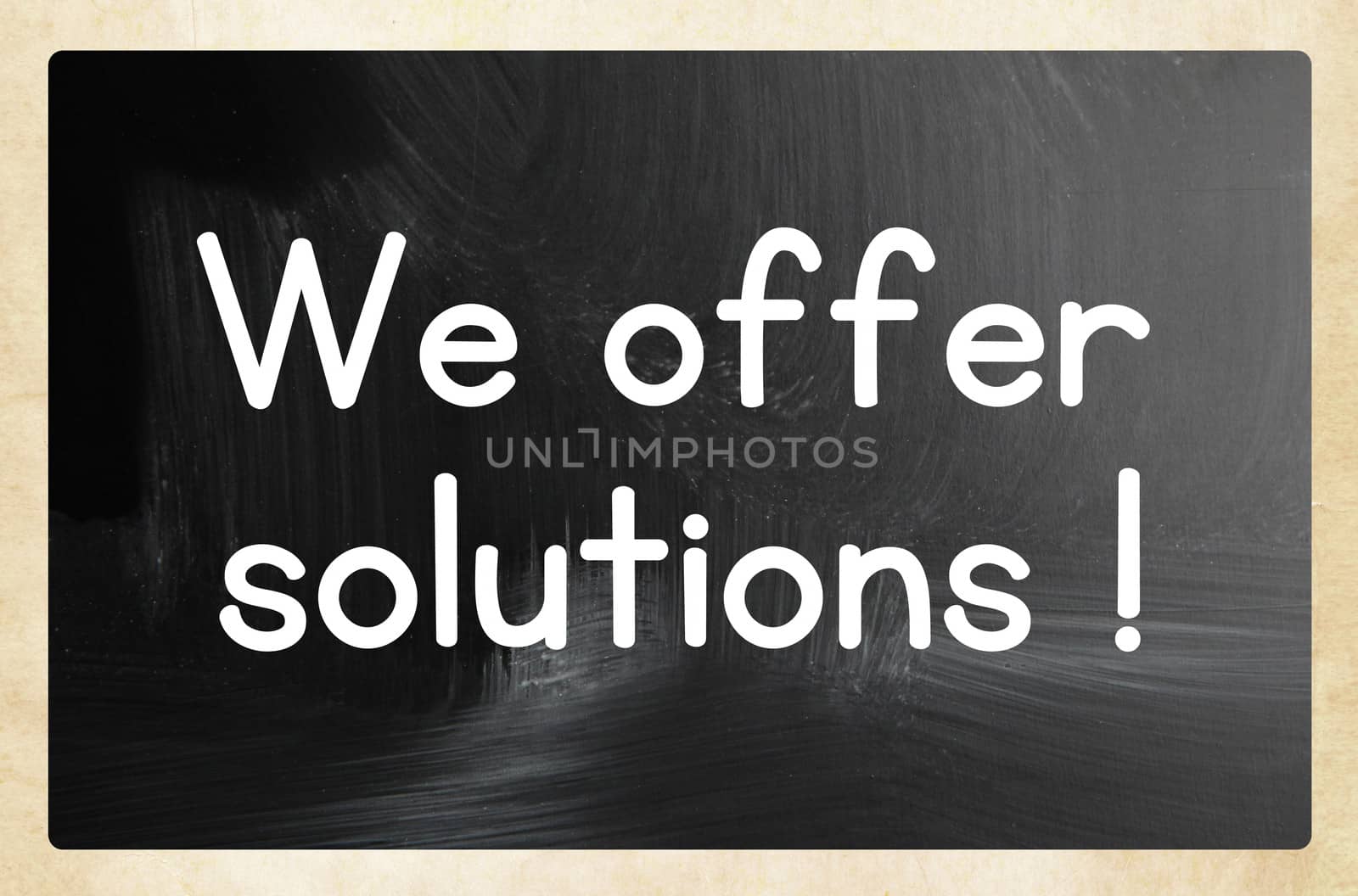 we offer solutions!